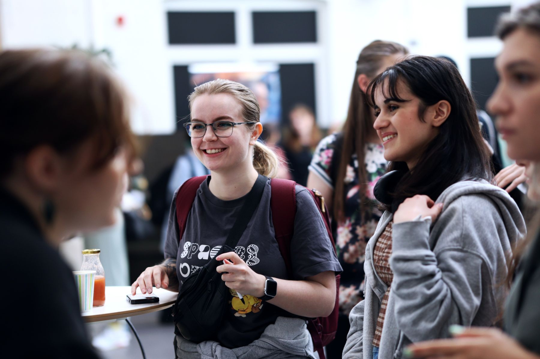 People at an event at DevHub