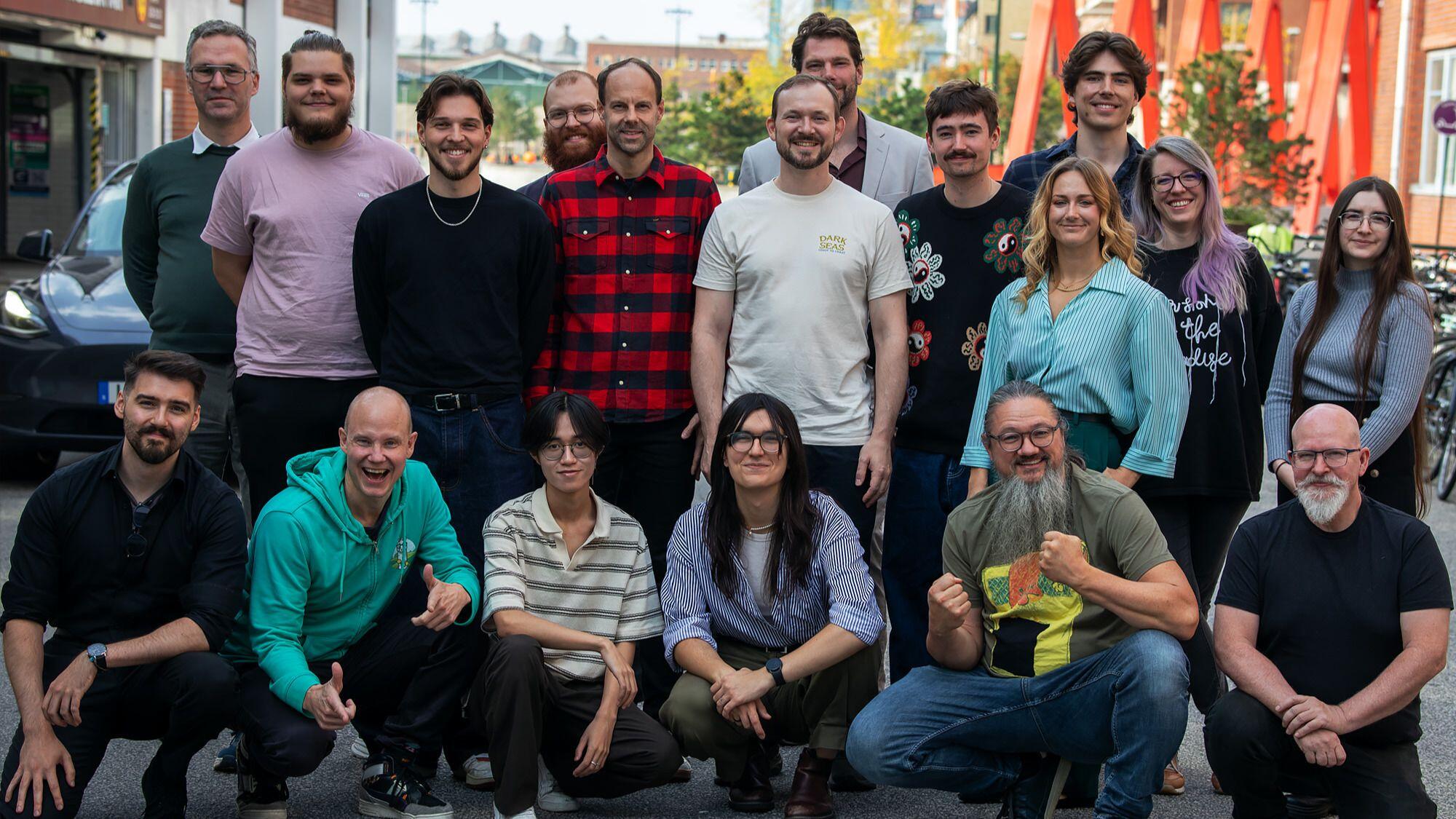 Photo of the Minc Game teams and staff