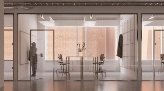 Architect visualization of how a new DevHub office might look.