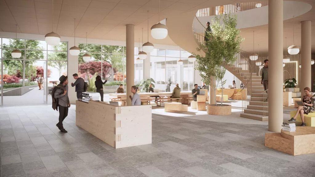 Architect visualizations of what the new house interior might look like.