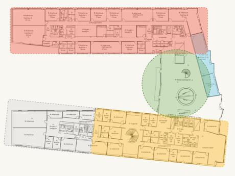 Layout of the space at new DevHub